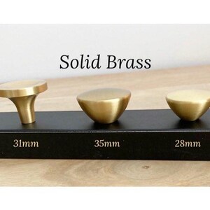 Nora Gold Solid Brass Knob