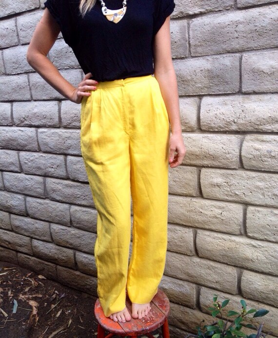 1980's Vintage Amen Wardy Valentino High Waist Ple