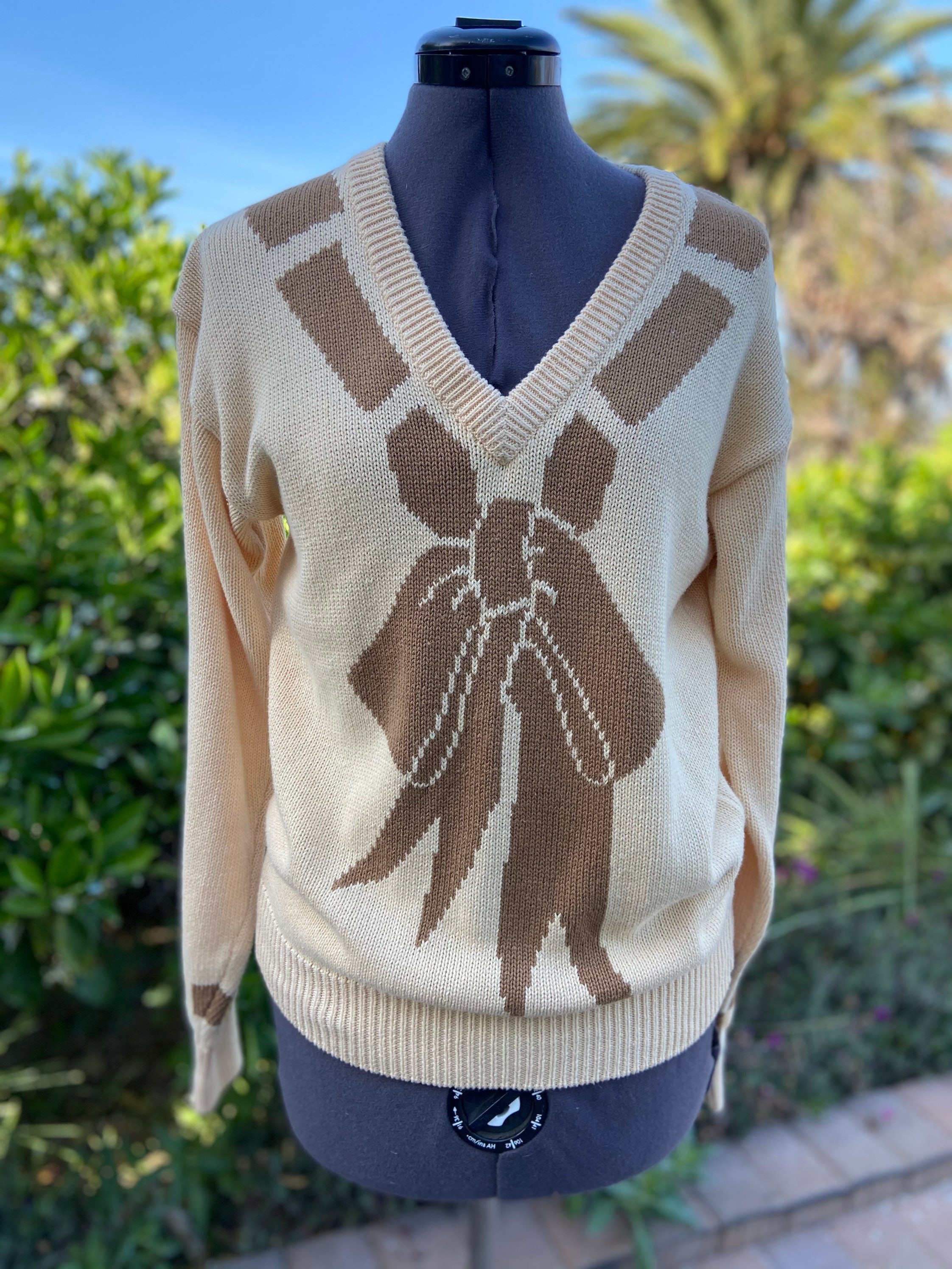 90/80's Rare Izod Ladies Bow Design 