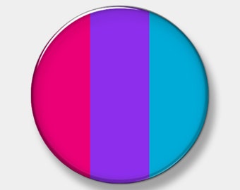 Androgyne Pride Flag Button - Pinback Button - 1" - 2.25" or 3" - Custom Button - You pick quantity needed - Button - Pinback