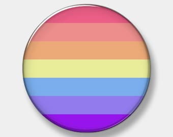 Xenogender Pride Flag Button - Pinback Button - 1" - 2.25" or 3" - Custom Button - You pick quantity needed - Button - Pinback