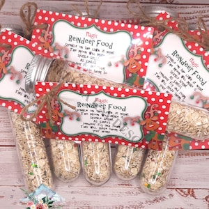 BEST SELLER - Magic Reindeer Food - Reindeer Food - Christmas Eve - Party Favor - Christmas Traditions - Glitter  Oatmeal - Magical Reindeer