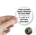 CUSTOM IMAGE - Pinback Button - 3'  2.25' or 1'  Custom Button - Social Distancing - Button - Pinback - Promotional  Name Tag In Memory Of 