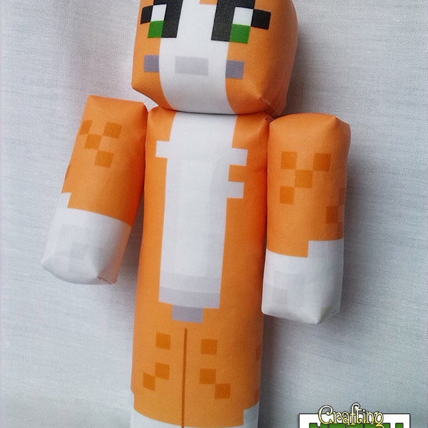 Plush 8" Minecraft Inspired Stampylongnose toy