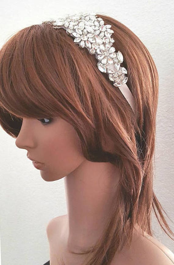 Bridal Headband, Crystal Headband, Rhinestone Headpiece  display picture 1