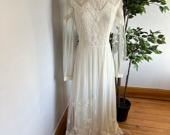 Bohemian Wedding Dress - Etsy UK