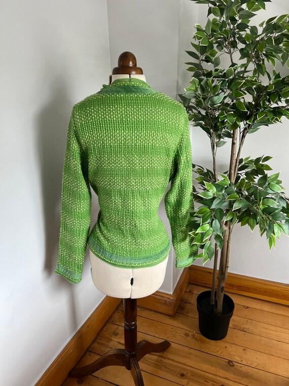 Vintage Green, Wool Jacket, Tweed, Jacket, Cardigan, … - Gem