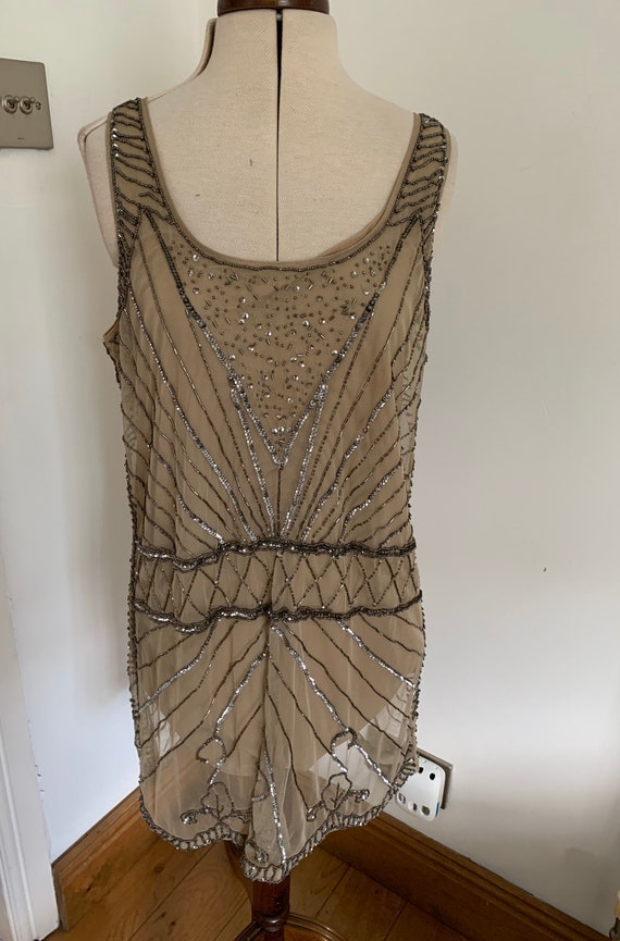 Flapper Dress, 1930s style, sequin dress, beaded d