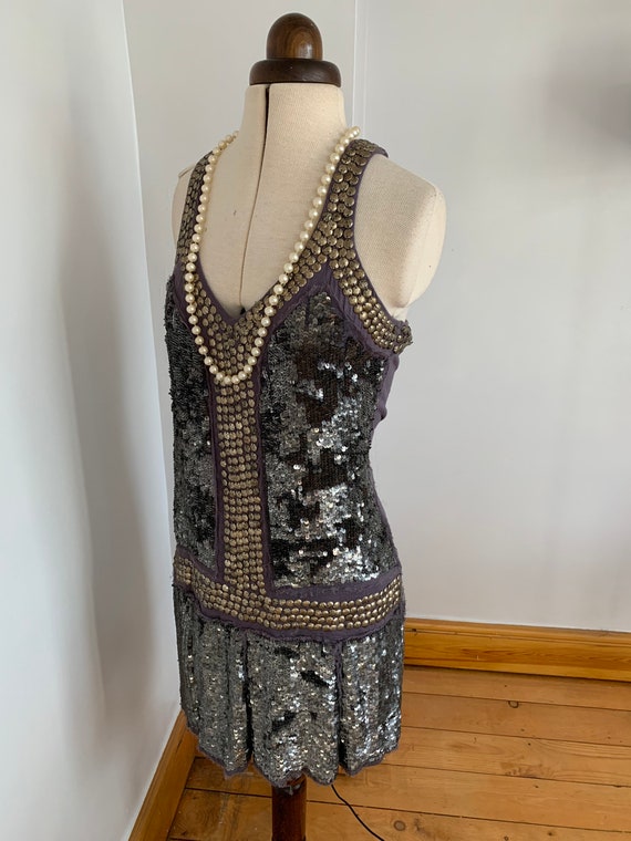 Flapper Dress, 1930s style, sequin dress, beaded … - image 6