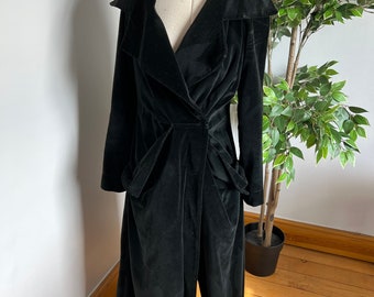 Vintage Vivienne Westwood Coat, Velvet Coat, Red Label,
