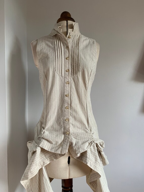 Vintage All Saints Jacket/ Bustle Back Top