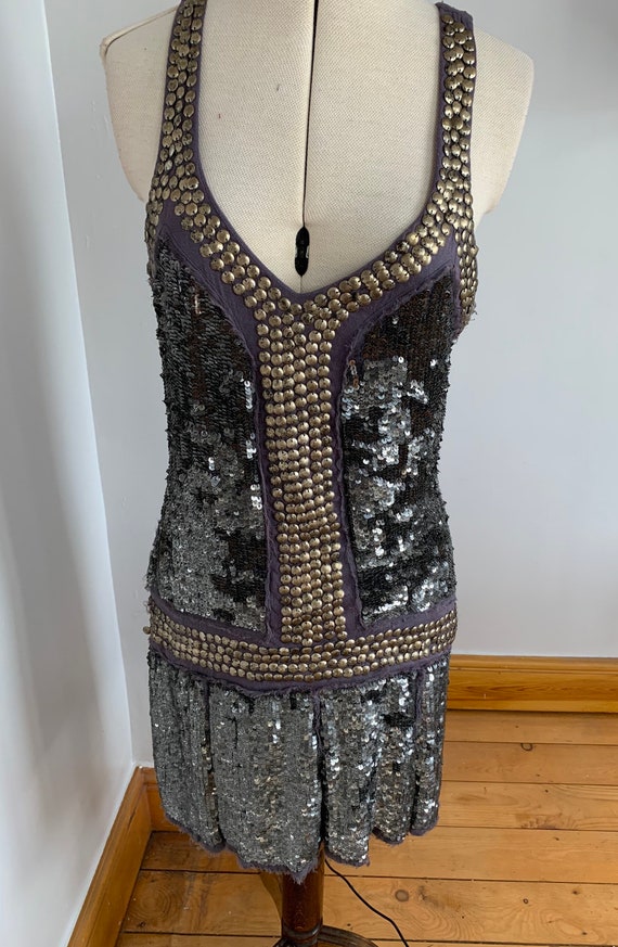 Flapper Dress, 1930s style, sequin dress, beaded … - image 3