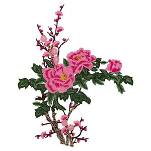 Flower embroidered Patch Supplies for Coat,bag,Costume Decorative Appliques sewn on Patches
