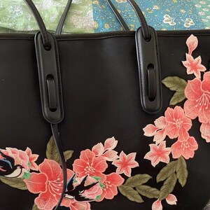 GORGECRAFT 2 Paires de Patchs de Fleurs Noires Vêtement Applique Broderie Bricolage Robe de Mariée Couture Vêtements Accessoires (Noir D