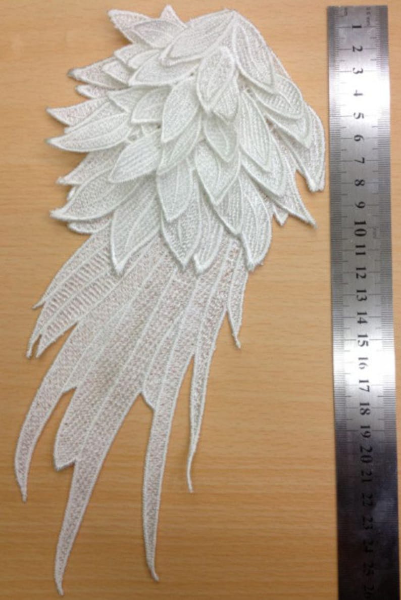 Wings Lace Patch Appliques Embroidery Wings Sewing Accessories Etsy