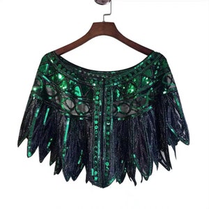Wedding Shawl Cape Beaded Sequin Lace versatile dress decoration cape Accessories