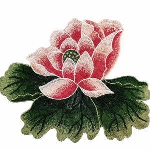 Lotus  applique decoration patch Dress Supplies clothing decoration fabric patch