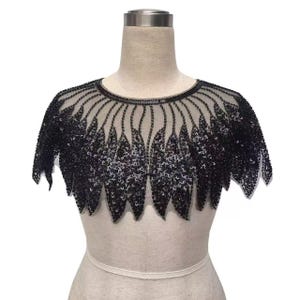 Wedding Shawl Cape Beaded Sequin Lace versatile dress decoration cape Accessories
