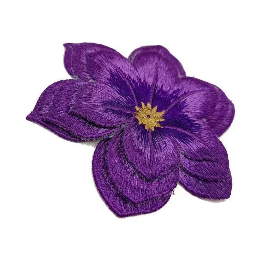 Multiple Layers Flower Embroidered Patch Embroidered Patch Etsy