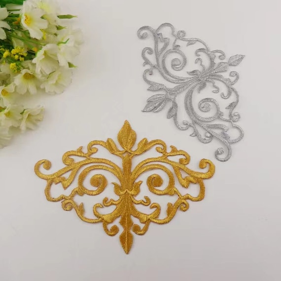 Embroidery Flower Appliques Lace Embroidery Iron on Patches 