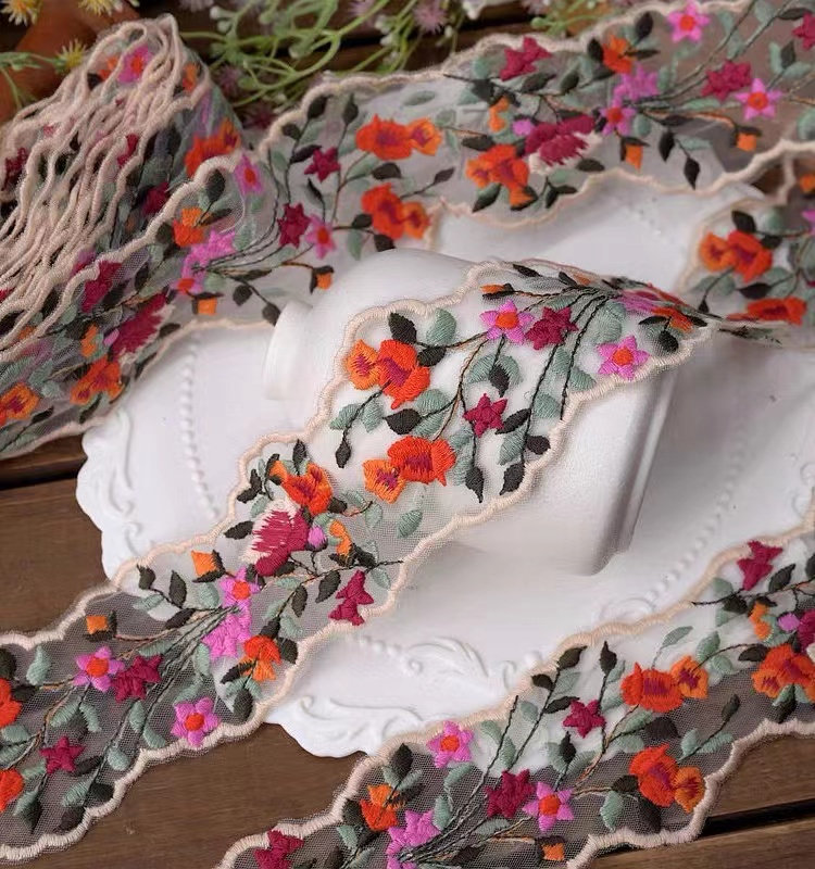 NASTRO FIORE PORTACONFETTI FIOCCHI PIZZO MATRIMONIO COMUNIONE BATTESIMO CRESIMA