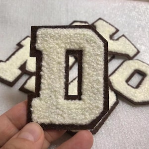 Chenille Embroidered  Letters  Applique Patch design  Name Letters Patch for T-Shirt or Coat or jeans iron on Patches