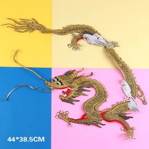 Flying dragon  embroidered patch applique decoration patch applique