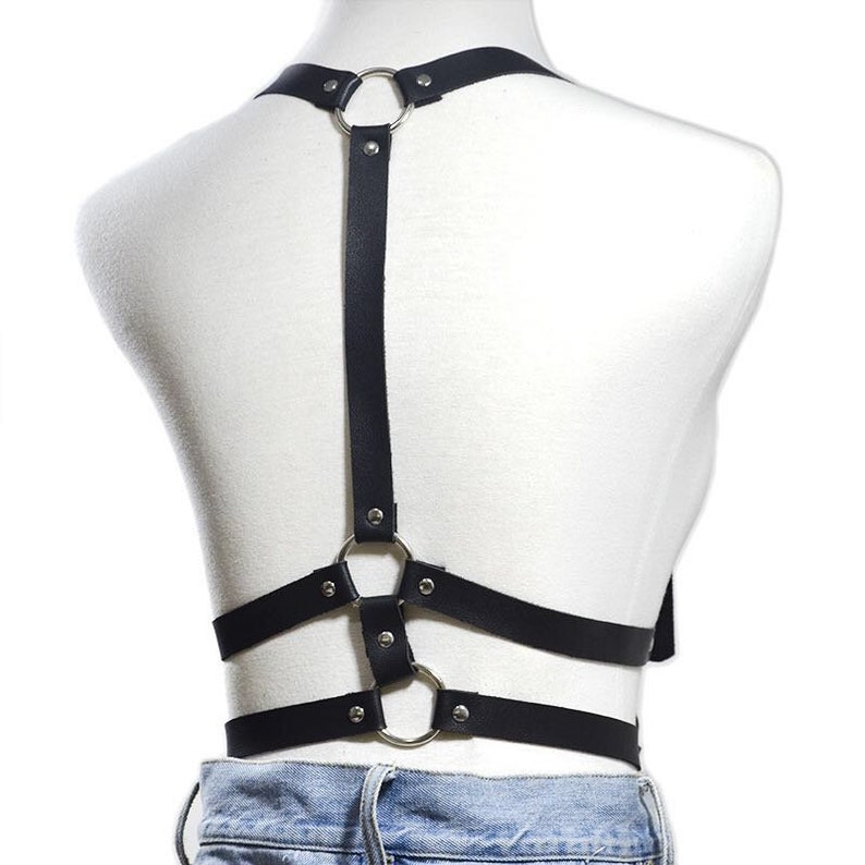 Women Leather Harness Top Harness Belt Harness Body Harness Etsy