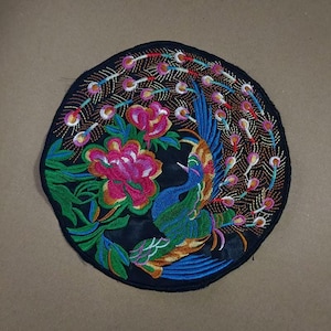 Phoenix Embroidery bird Appliques Embroidery sewn  On Patches