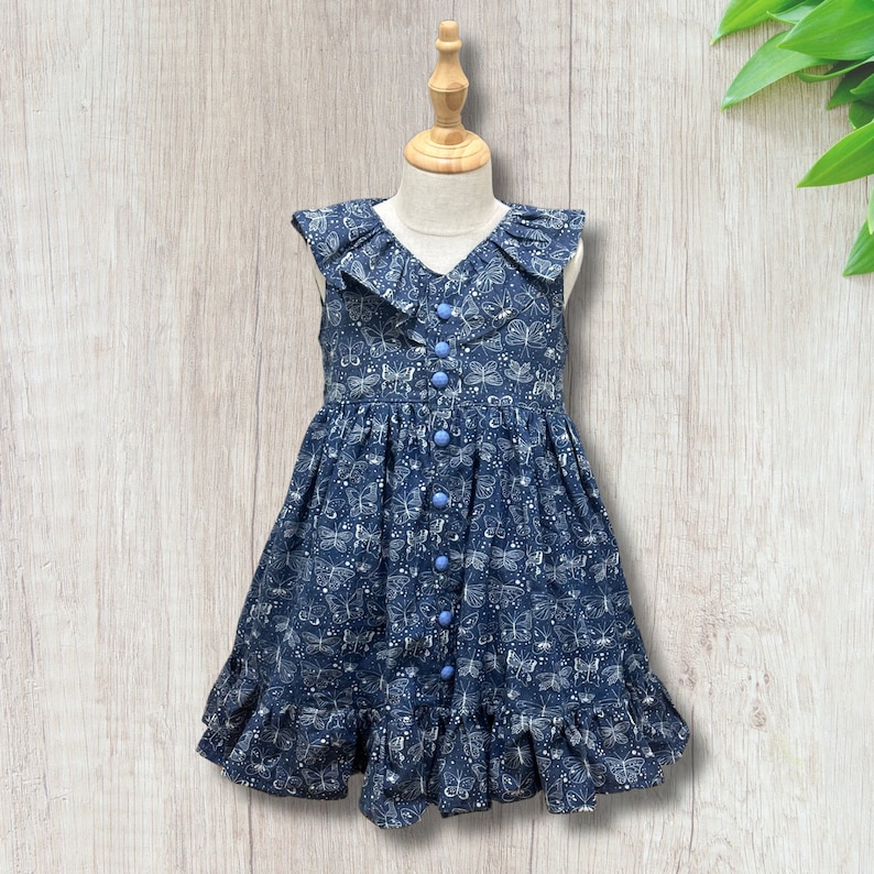 Oli Butterfly Handembroidered Girl Dress