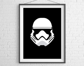 Star Wars - Stormtrooper - Darth Vader - Empire - Art Print - Wall Art