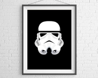 Star Wars - Stormtrooper - Darth Vader - Empire - Art Print - Wall Art