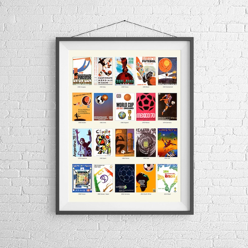 The World Cup Poster Football Poster Adidas World Cup Poster World Cup History Soccer Ball FIFA image 1