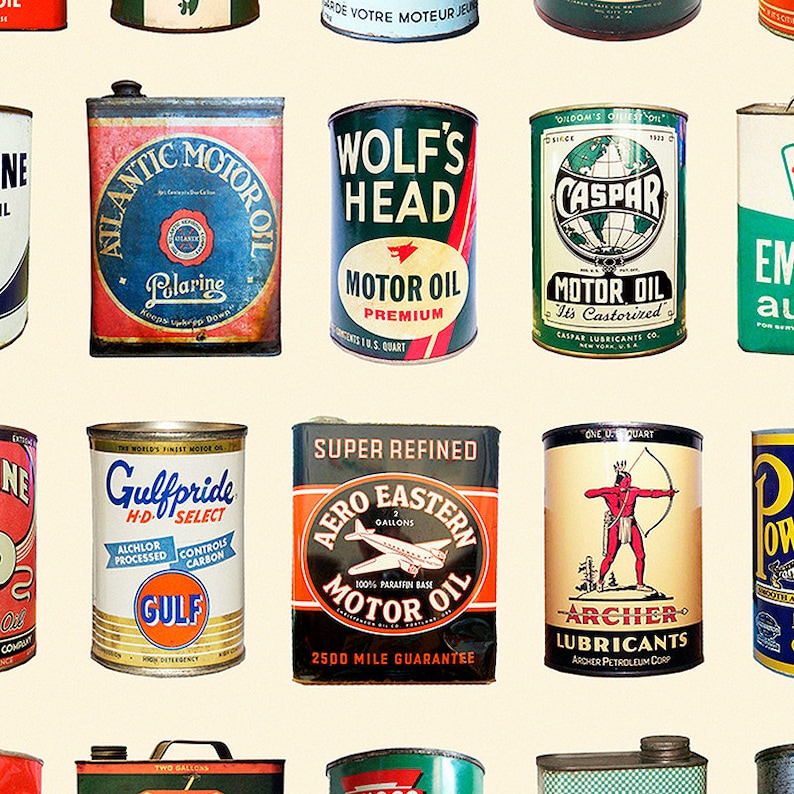 Oil Can Poster Vintage Automotive Poster Oil Can Art Print - Etsy