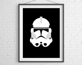 Star Wars - Stormtrooper - Darth Vader - Empire - Art Print - Wall Art