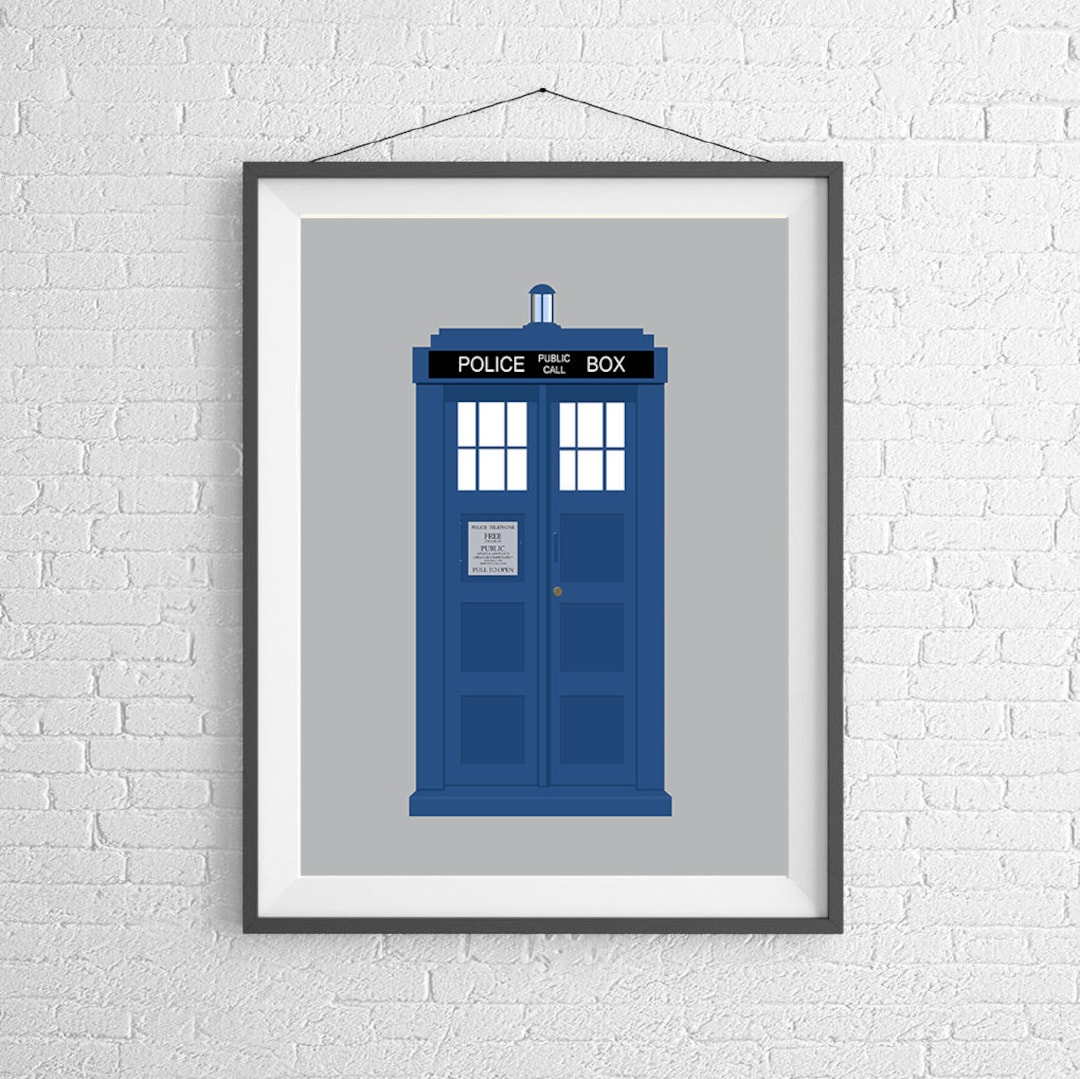 Tardis - Dr. Who - Art Print - Wall Art - Etsy