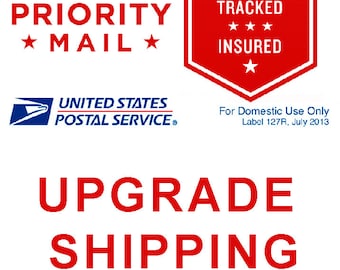 USPS Priority Mail 2-3 Day Shipping UPGRADE to any order.