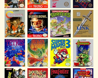 100 Nes The Best Nes Games Of All Time Nintendo Games Cover Poster
