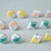 see more listings in the Ceramic stud earrings section