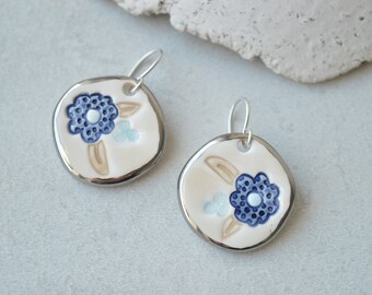 Ceramic earrings No. 12