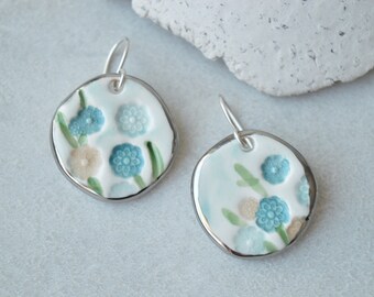 Ceramic earrings No. 9