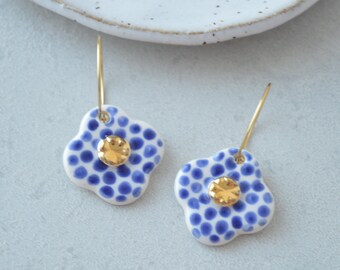 Ceramic earrings No. 8