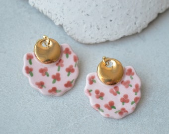 Ceramic earrings No. 21