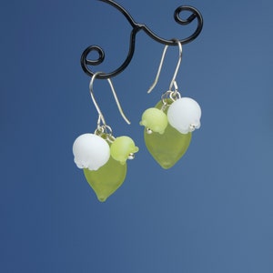 Small Lily of the Valley Necklace White Flower Necklace