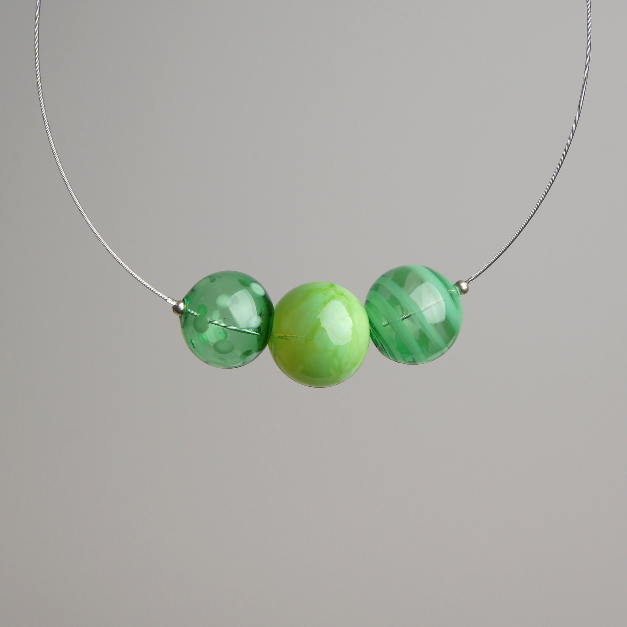 Lime green necklace Green chunky necklace Bold statement Etsy