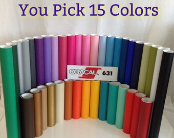 Vinyl for Cricut Silhouette Oracal 651 Permanent Adhesive - Etsy