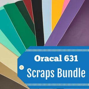 Oracal 631, vinyl remnants, vinyl grab bag, matte vinyl, vinyl scraps bundle, cricut vinyl, silhouette vinyl, vinyl mystery bag