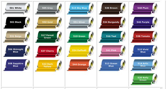 24 5 Rolls 10' Ea, 26 Colors to Choose From/hobby Vinyl self