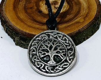 Celtic tree of life necklace, Celtic Knot Tree Necklace, Tree of Life Pendant, Scottish Irish Celtic Jewelry, Strength Necklace, for Men.