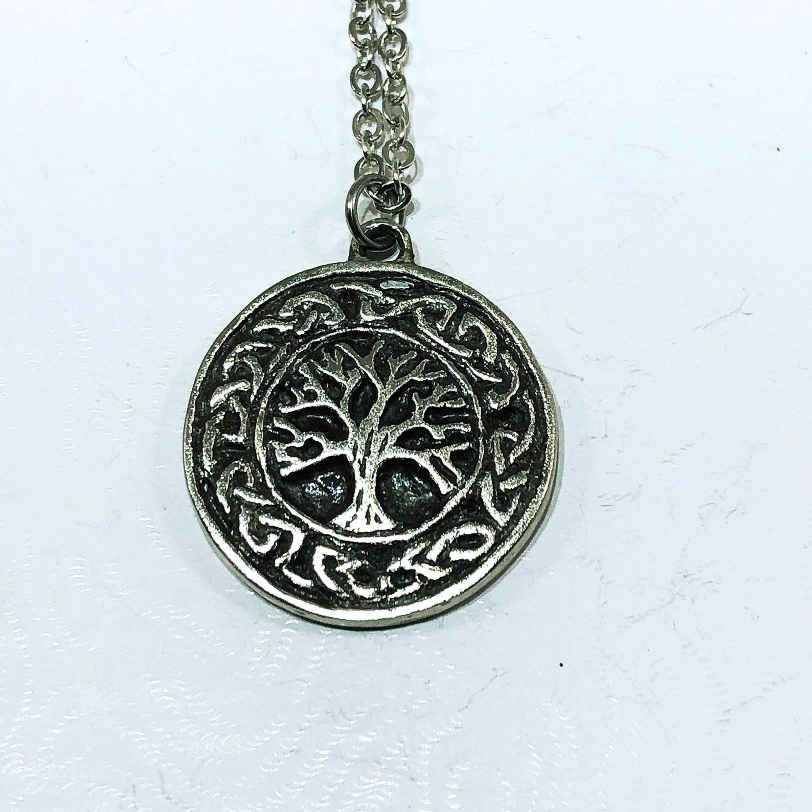 Celtic Tree of Life Necklace Celtic Knot Tree Necklace Tree Etsy